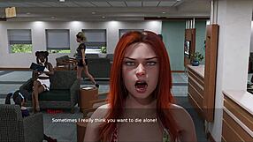 In Summers Gone 4, the redhead with big tits gets fucked in 3D.