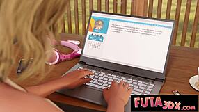 Futa3dx močno potolče rdečolaso bejbo s futa kurem