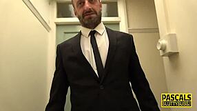 Damn, this throated chubby milf sub takes anal banging!