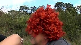 Young ladies drilled hard by old grumpy men in wild scenes.