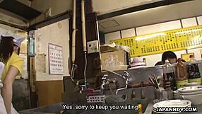 Kitchen is the best spot to heat up her tight pussy for action.