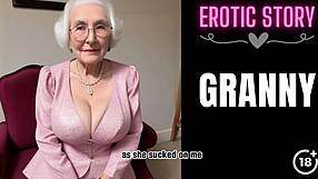 Granny Story: Granny Hires Young 18+ Male Escort for Erotic Adventure Part 1.
