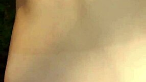 Perfect body girl gets cum in her ass during outdoor public action