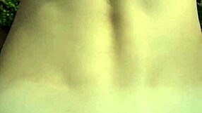 Perfect body girl gets cum in her ass during outdoor public action