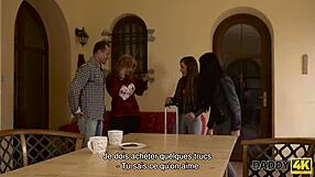 Daddy4k Hijo De Puta Experimentado Satisface Las Necesidades Sexuales