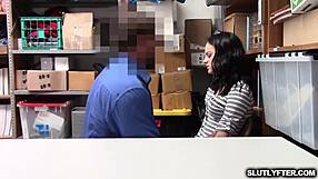 Kylie martin gets to suck the lp officer as her punishment