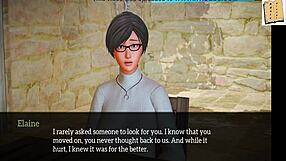 old cartoon girl with small tits in anime hentai