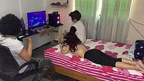 OMG, My Friend Lets Me Play Games and Bang His Cute Girlfriend NTR!