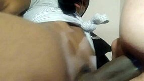 twink slides juicy black cock into daddy in interracial encounter