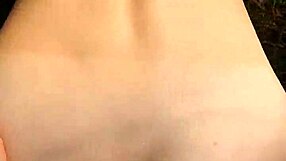 Perfect body girl gets cum in her ass during outdoor public action