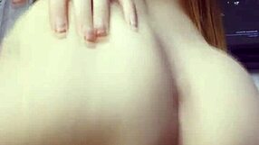 Ki-sim rides huge cock cowgirl style