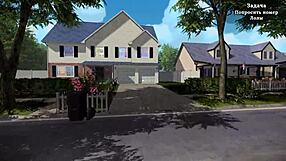 Playing with my sexy neighbor's big tits