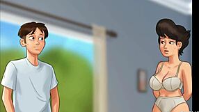 Summertime Saga - Church Milf Caught Masturbating with Baton