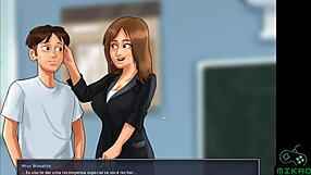 Hot summer anime adventure with forbidden teacher and student affair