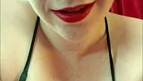 she says, 'worship my feet in this corset,' in femdom sexting compilation