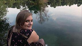 Public sex at the lake and I got caught