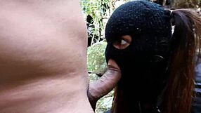 Ebony Teen Creampie Outdoor