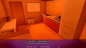 Peeping On Naked Stepmom In Hentai Game?