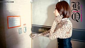 masked doll in tight bondage, controlled with condom and latex