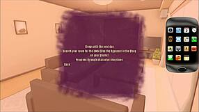 Peeping On Naked Stepmom In Hentai Game?