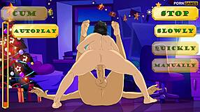 Santa's Elf Caught By Sorority And Made To Fuck In Femdom Style