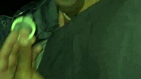 Is This Athletic Slut Bent Over for Group Dogging on Street?