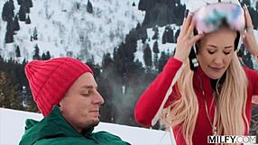 Milfy Ski Instructor Brandi Teaches Young Stud New Tricks In Blowjob Doggystyle
