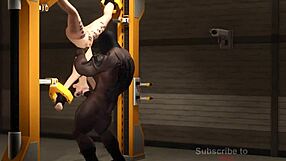 Crazy Restrained Fuck as Sexy Busty Slut Takes Hard BBC