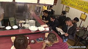 Kitchen is the best spot to heat up her tight pussy for action.