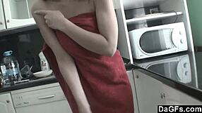 Dagfs Horny Babe Home Alone And Bored Groping