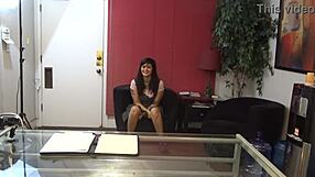 what does angie do in her casting interview?