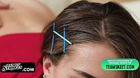 gorgeous teen selena love takes stepbrothers cum in mouth for 4th of july