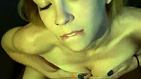 Blonde Slut Gets Cumshot From Boyfriend