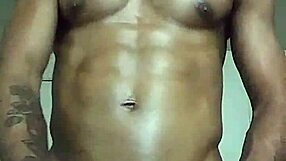 Talking and stroking my big black cock