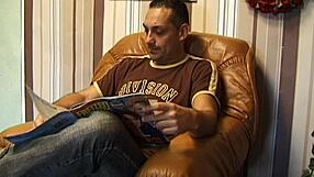 She says suck that monster cock in group.