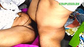 Indian Komol Sucks and Fucks Big Cock Bent Over During Porn Film Interview