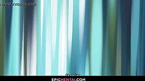 i watch anal sex turn her face ahegao in hentai anime cartoon with big ass