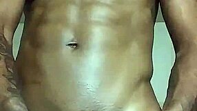 Talking and stroking my big black cock