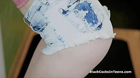 Riding Roommate's Big Black Cock in Dorm Cheating!