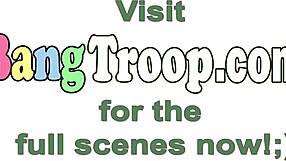 Military Uniform Group Handjob In Gay Reality!