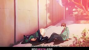 i watch anal sex turn her face ahegao in hentai anime cartoon with big ass