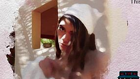 petite asian teen hannah le gets naked on a relaxing ranch for playboy