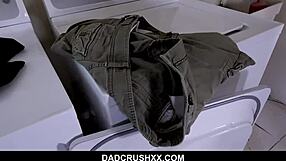 Slutty Teen 18+ Gives Stepdad a Sloppy Wet Blowjob - Avi Love