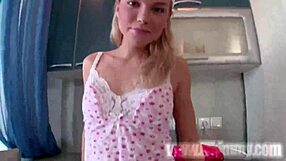 lil kimmy with her tight pussy using toys for intense masturbation and orgasm