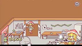 Futanari Di Funghi Futa Hentai Game Ep 2 She Is Cumming All Over The Customers Tits And Cute Faces