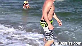 Spring Break Women Devour Nice Dong in Wild Group