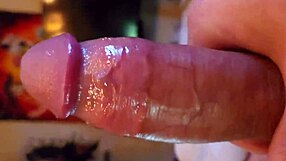 Ever Seen a Shaved Cock Teased Up Close Like This?