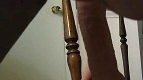 Hairy Pierced Pussy Riding Dildo Anal