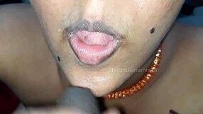 indian desi cute beautiful caretaker does blowjob masturbation & cumshot for her owner
