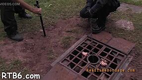 फ्री हार्डकोर बीडीएसएम रफ फकिंग ब्लोजॉब के साथ